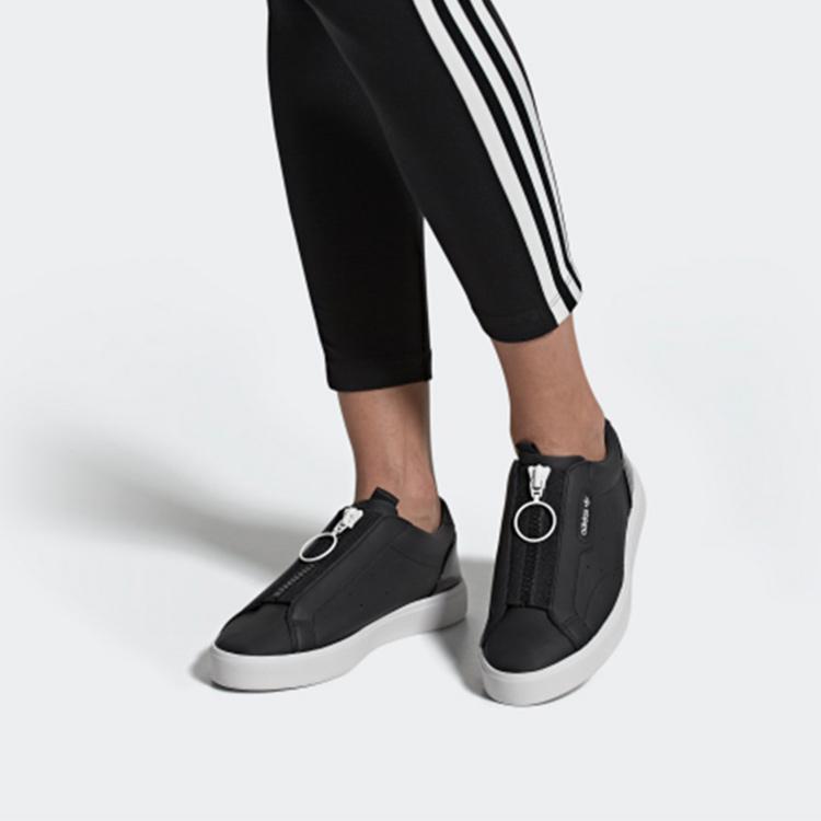 Женские кроссовки Adidas Originals Sleek Zip 'Черно-белые' Женские