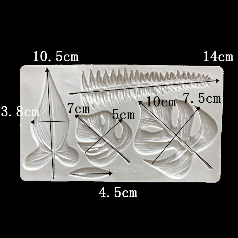 Turtle Leaf Shape Cake Silicone Mold Fondant Chocolate Plant Dessert Table Aromatherapy Gypsum Mould