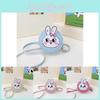 Rabbit Cartoon Cute Childrens Lanyard Messenger Bag Autumn Student Purse Coin