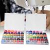 72 Colors Bobbin Thread Transparent High Quality with 2Pcs Plastic Box Sewing Machine Accessories72