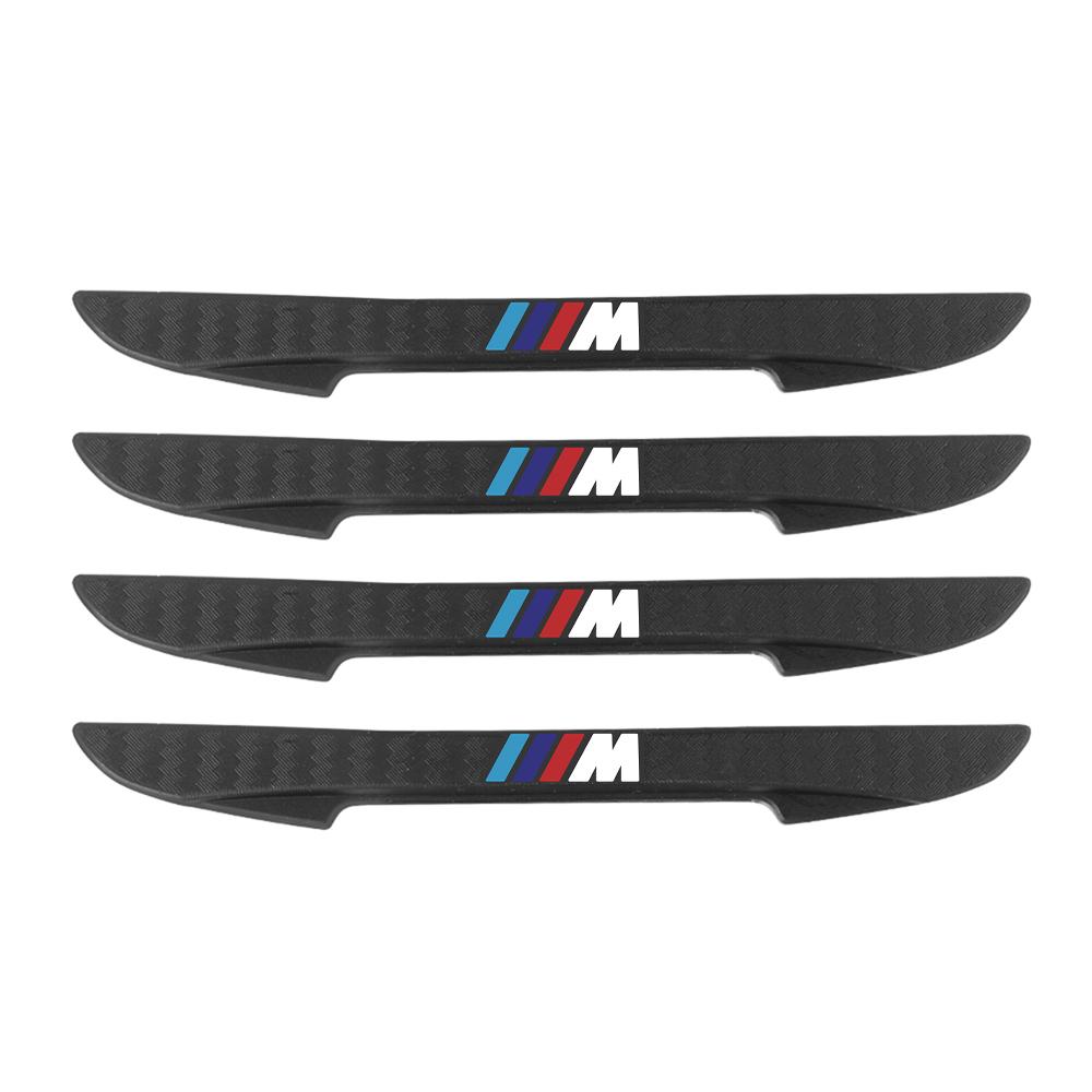 4Pcs Car Door Edge Anti Collision Protector Strips Stickers For BMW M E90 E91 E92 F07 F10 F15 F16 F20 E36 X5 F30 G30 E60 E61 E62 NM9