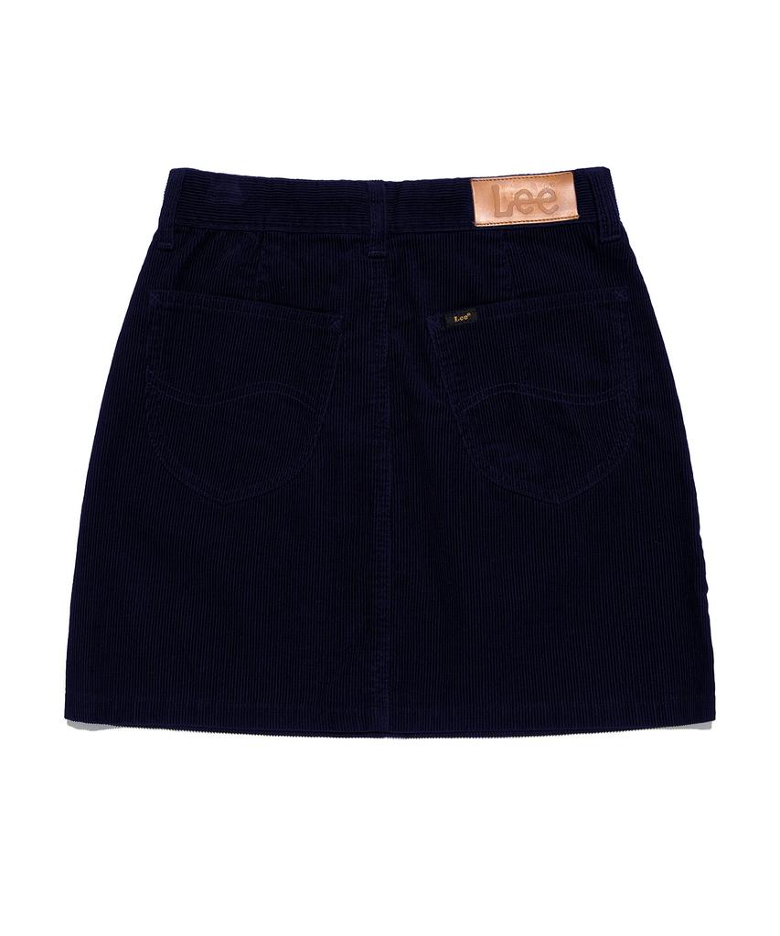 Lee Corduroy Mini Skirt Navy