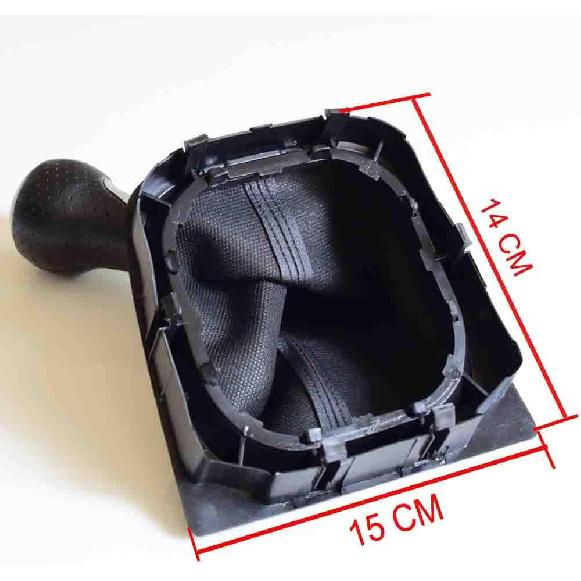 5/6 Speed Car Gear Shift Knob Boot Gearstick Gaiter Kit Manual/Auto Gear Shifter Boot Cover Replacement for V-W Golf 6 VI MK6 Jetta 5 Golf 5 V MK5 (5