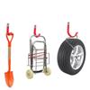 Red Storage Hooks Wall Mounted Hanging Hooks Ladder Hanging Bracket  Heavy Duty