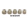 0.6M Pinion Gear Set Aluminium Alloy 3.175mm Hole 13T 14T 15T 16T 17T Pinion Motor Gear for SCX10