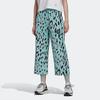 Adidas X Stella McCartney High-Waist Printed Casual Sweatpants Women Bottoms Green HA8965