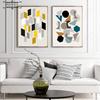Creative Abstract Geometric Squares Art Posters and Prints Nordic Wall Art Pictures for Home Interior Decorative Canvas Painting