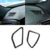 Real Carbon Fiber Car Interior Center Side Air Conditioner Outlet Vent Cover Trim Sticker For BMW 3 4 Series F30 F32 2013-2018