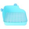Square Shape Pet Toilet Small Animal Toilet for Rabbit Chinchilla Guinea Pig Cage Use Green