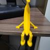 Banana Model Movable Joint 3D Printed Fidget Toy Figurine Simulation Snake Office Desktop Ornament Easter Crafts Gift