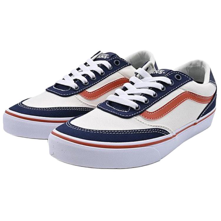 Vans Кеды Brooklyn LS Универсальные Удобные Низкие Скейт-обувь Мужские кроссовки Белый Синий Оранжевый VN000D7QJDU