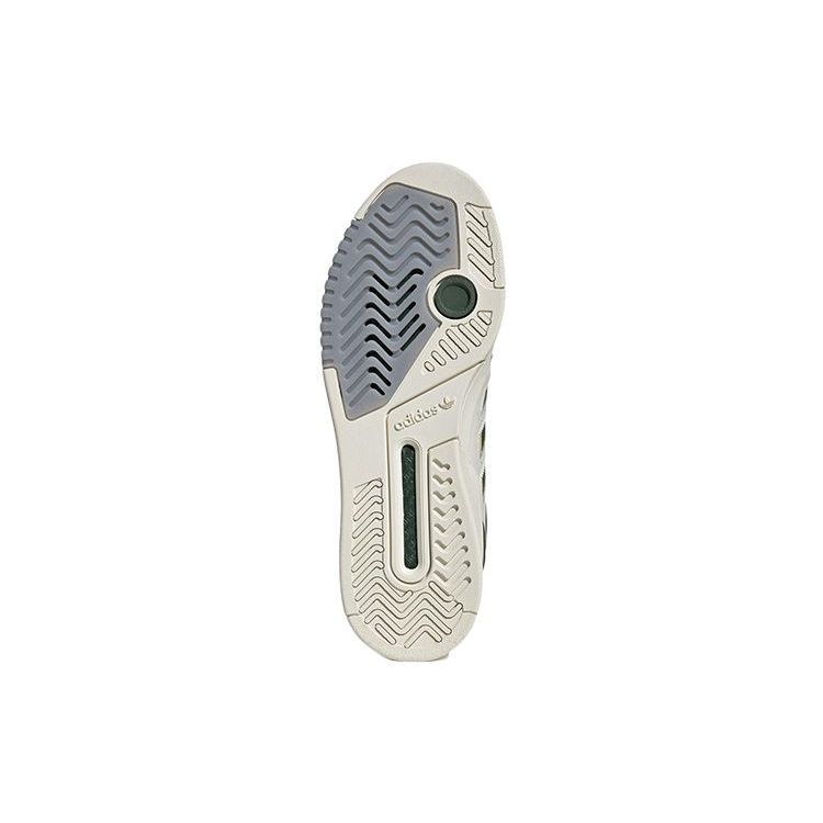 adidas Оригинальные кроссовки Originals Drop Step из синтетической кожи, нескользящие, низкие, для скейтбординга, унисекс, белые с зеленым, IG6065