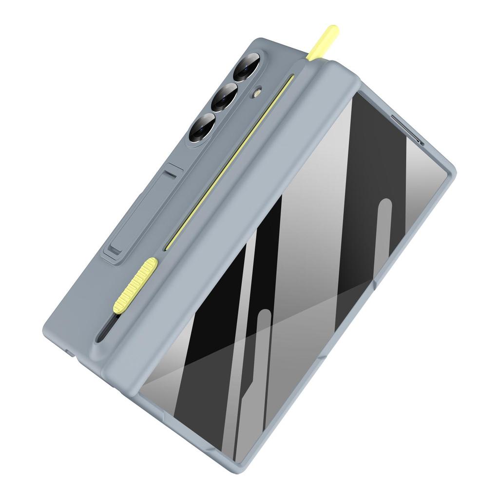Для Samsung Galaxy Z Fold5 6 7 8 Wide /Z Fold8 Ultra Ударопрочный чехол, Невидимая подставка Защитная крышка шарнира + Пленки для экрана + Стилус