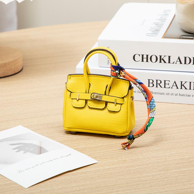 Платиновый мини-подвеска кошелек для монет и ключница - Креативный, милый шарм