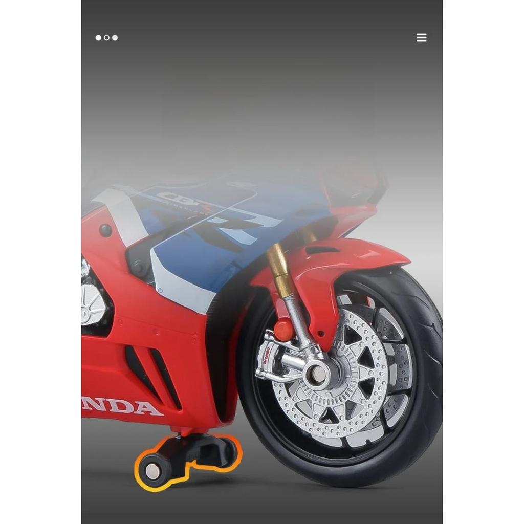 1/12 Scale Honda CBR 1000RR Fireblade Toy Motorcycle RMZ City Diecast Metal Model 1:12 Racing Miniature Collection Gift for Boy Kid