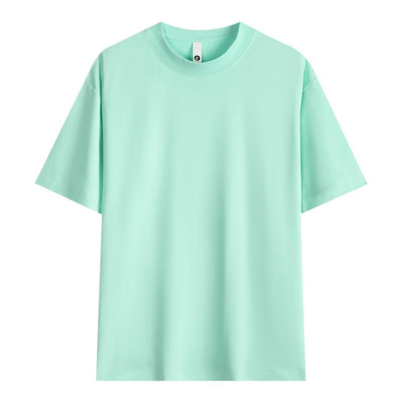 Новая мужская футболка Sorona Cool Antibacterial Quick-Dry UV Protection Single Color с коротким рукавом 250 г