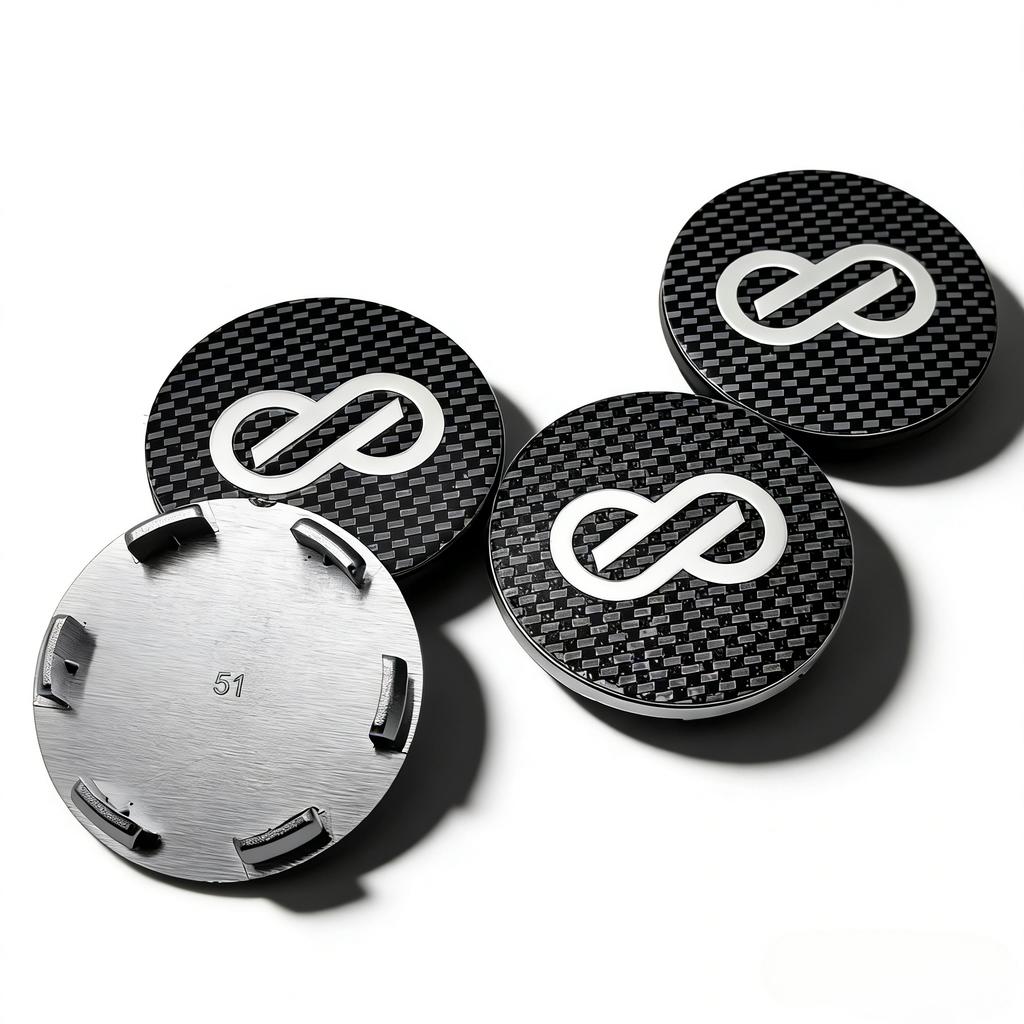 4pcs ENKEI Racing Logo Badge Emblem Car Wheel Center Caps 51MM Clips 46MM Wheels Hub Cap Rim Hubcaps Dust Cover Car Accessories