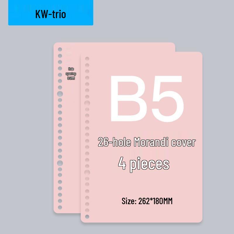 Кольца для папок формата A4 и B5: Зажимы для блокнота на кольцах, 30 и 26 отверстий