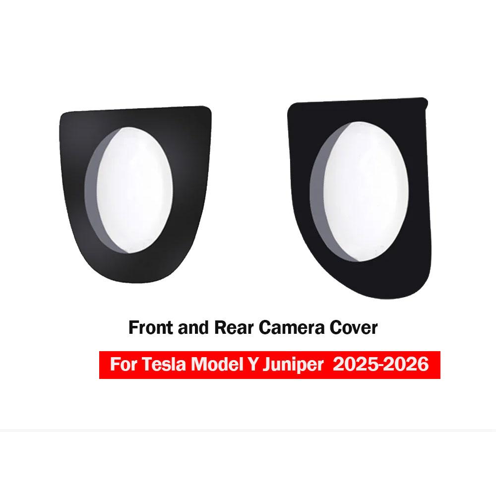 fwujn6 For Tesla Model Y Juniper 2025-2026 Front Rear Camera Lens Guard Protective Cover Scratch Resistant Anti-stain Car Accessories