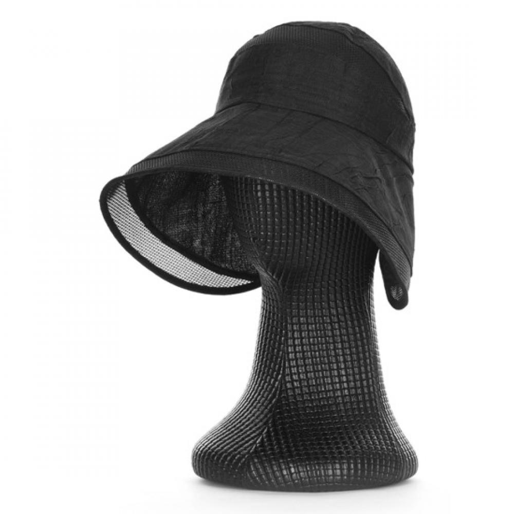 Shop Women Wire Brim Breathable Open Velcro Sun Cap Hat Km Wh 0815 Black