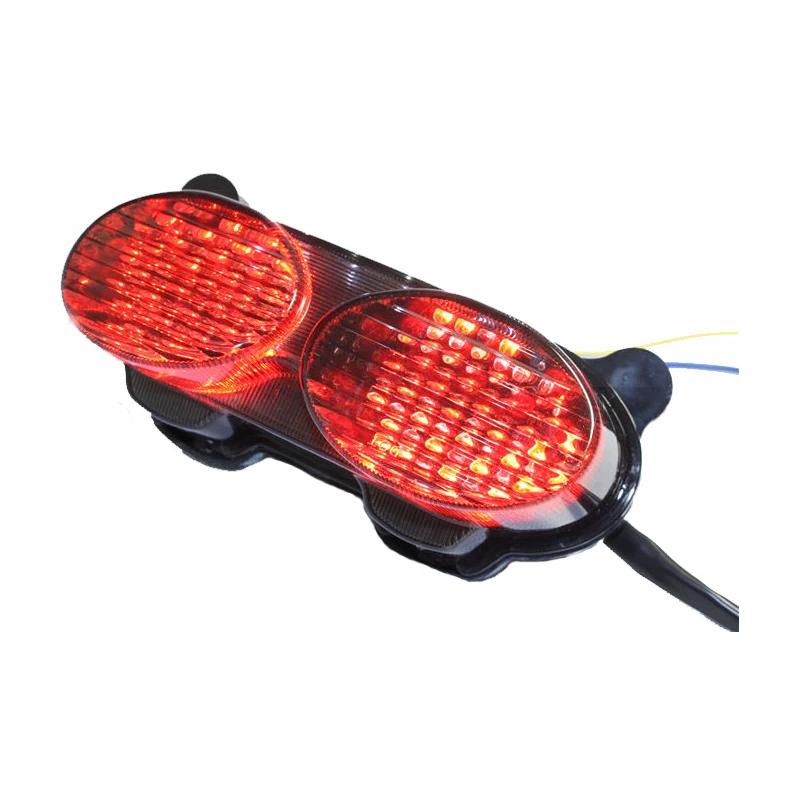 waase For Kawasaki ZZR600 2005 2006 2007 2008 Rear Tail Light Brake Turn Signals Integrated LED Light