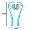 Роликовый инструмент Массажер для шейного отдела позвоночника Расслабьте шею для облегчения боли Глубокотканный массажер для шеи Роликовый массажер для шеи Талии Ног Стоп