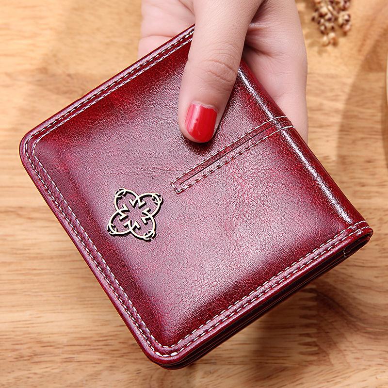 Mini Wallet Women Luxury Leather Wallets Coin Bag Hasp Short Wallet Small Woman Wallets Clutch Bag