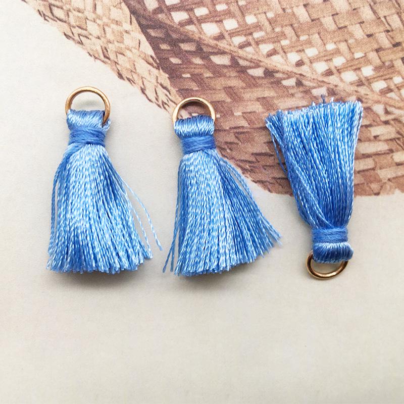 Multicolor Handmade Tassel Earrings & Keychain Bag Pendant
