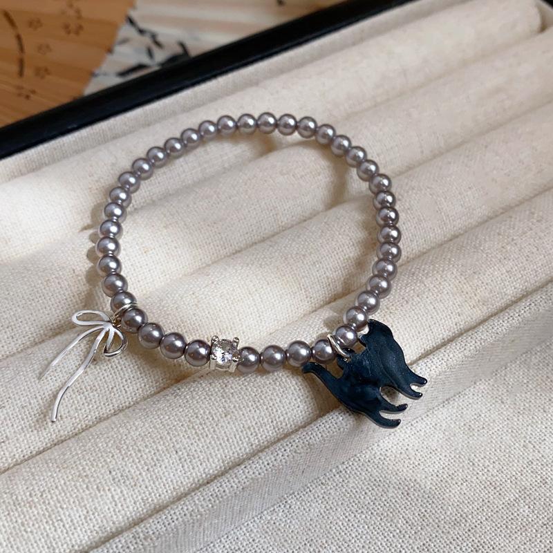 Браслет из жемчужного лунного камня, браслет во французском ретро-придворном стиле, легкая роскошь, темперамент, высококачественная бижутерия для женщин