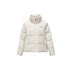 Li Ning Training Series Solid Color Short Sports Casual Windproof Warm Down Jacket Winter Women Jacket Cloud-White AYMQ038-2