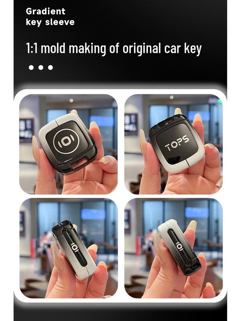 Чехол для ключа Changan Qiyuan E07 2025 с Bluetooth-пультом и металлической пряжкой