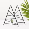Frame Home Decoration Terrarium Metal Holder Hydroponic Vase Glass Planter Iron Geometric Pattern