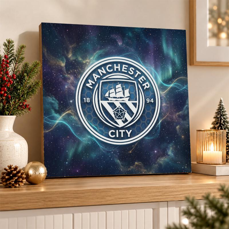 Manchester City Diamond Painting Kit 5D Full Drill DIY Diamond Mosaic Wall Art Home Decor