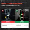 Real Hard Dry Carbon Fiber Sticker For Abarth 595/695 Fiat 500 2016-2024 LHD RHD Car Water Cup Holder Gear Shift Panel Trim