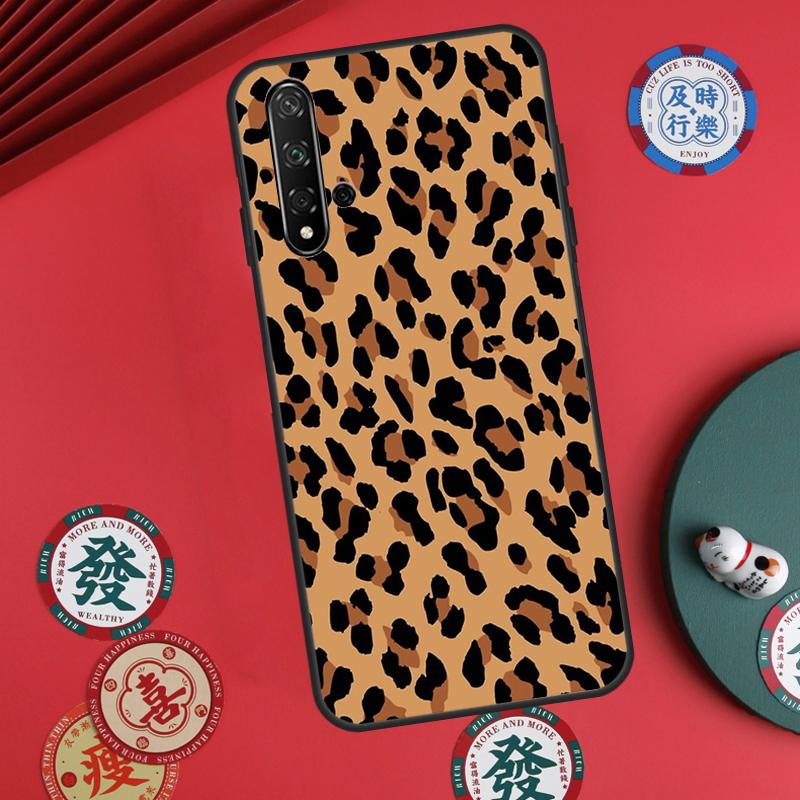Коричневый леопард Для Huawei Nova 11i 8i 12i 12s 9 10 SE Y60 Y70 Y90 Y72 Y73 Y61 Y91 P60 Pro P30 P40 Lite Чехол