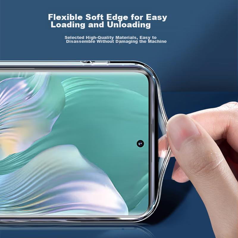 Honor 80 Phone Case, for Huawei Honor 80, Full Lens Protection, Simple Skin-Friendly Transparent Soft, Fingerprint-Resistant Outer Back Case