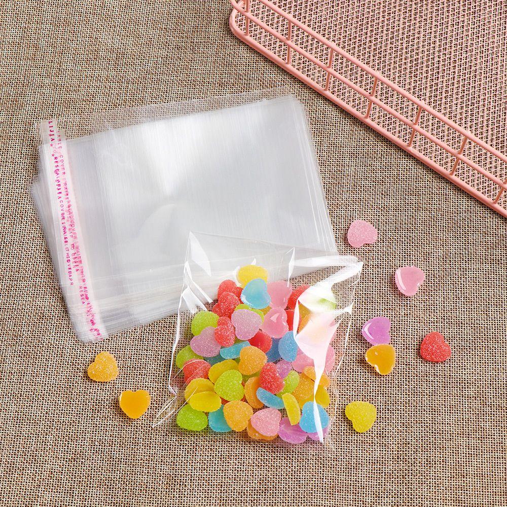 Cellophane Jewelry  OPP Seal Pouch Plastic Candy Bag Transparent Package Self Adhesive Pocket