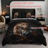 3 предмета Леопардовый и Черная роза Постельное белье Пододеяльник Набор Роскошное Леопардовое Постельное белье Набор Одеяла Постельный Комплект на Животную Тематику Элегантный