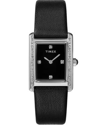 Часы Timex Hailey TW2W63800 кварцевые 5 АТМ водонепроницаемые минеральное стекло черный циферблат латунь [TIMEX] женские [Товар]