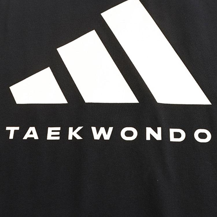 Adidas Классическая удобная дышащая трикотажная футболка с логотипом и коротким рукавом, унисекс, цвет черный белый ADICLTS24TK-BW