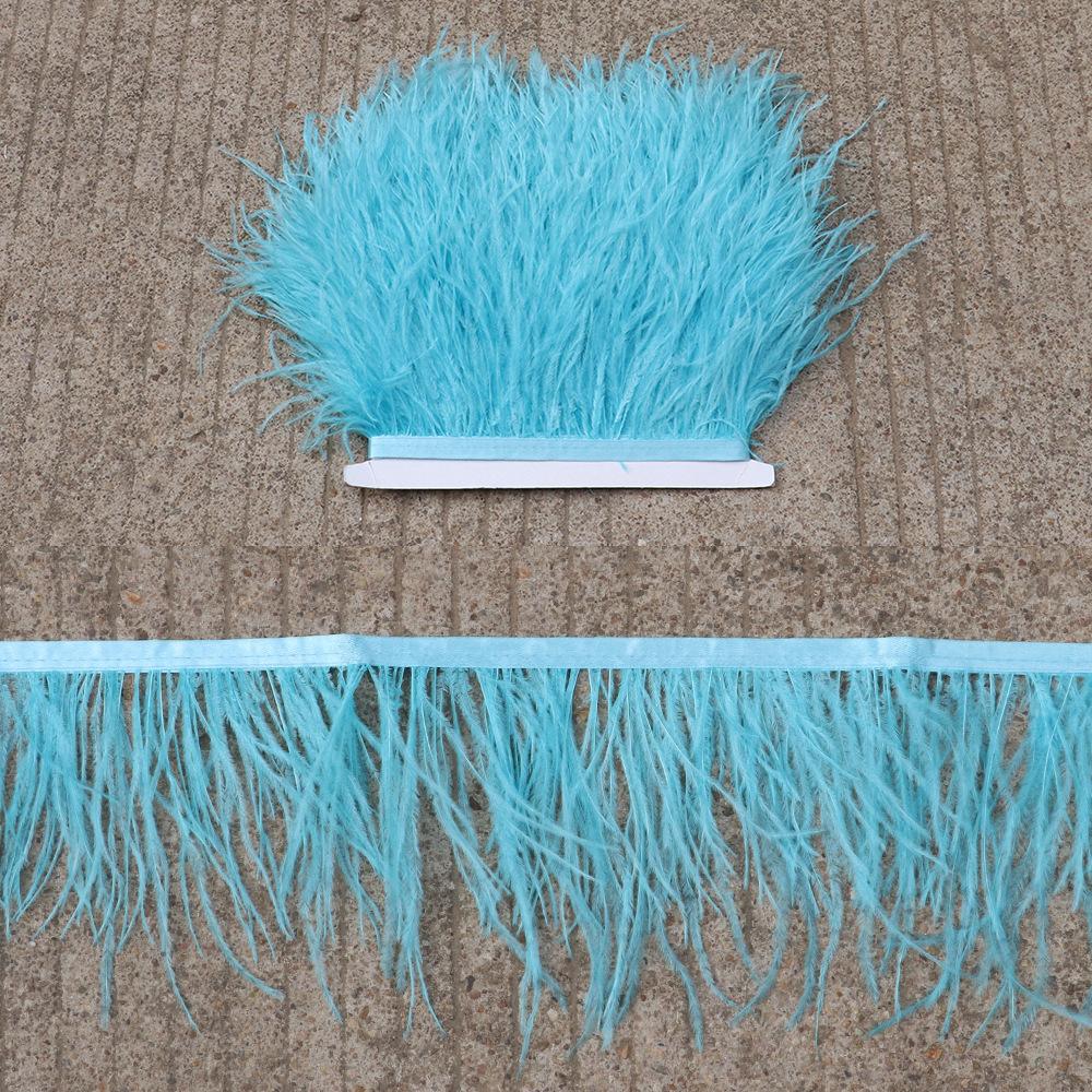 Thickened Encryption Ostrich Hair Cloth Edge 10-15Cm Feather Clothing Skirt Accessories