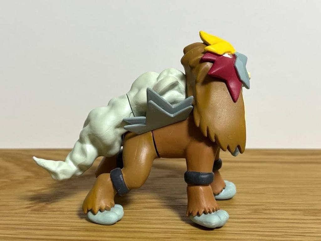[USED] 3D Pokémon Encyclopedia Entei Figure - Extremely Rare