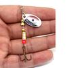 5pc HENGJIA 0.12oz Mini Fishing Spoon Bait Trout Bass Pike Metal Lures
