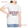 Festive Leopard Print Merry T Shirt Stylish Christmas Holiday Top Unique Animal Design Perfect for Parties and Celebrations