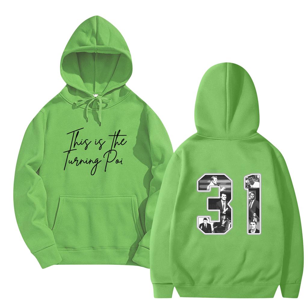 Women's And Men's Fashionable Hooded Long Sleeved Printed Casual Pullover Unisex Sweatshirt Top