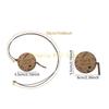 KX4B 60Inch Retractable Sewing Tape Measure with Push Button for Tailor Clothing