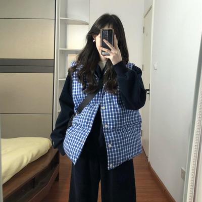 Жилет женский новый осенне-зимний многослойный повседневный свободный жилет-куртка