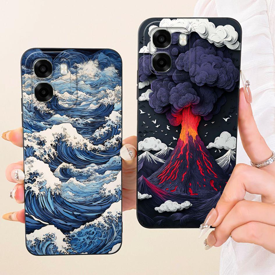 Для OPPO A6t 2026 Чехол CPH2853 Милый Мультяшный Кролик Кошка Ударопрочный Силиконовый Задний Чехол Для OPPO A6x A6t Pro 4G A6c OPPOA6 5G Capa