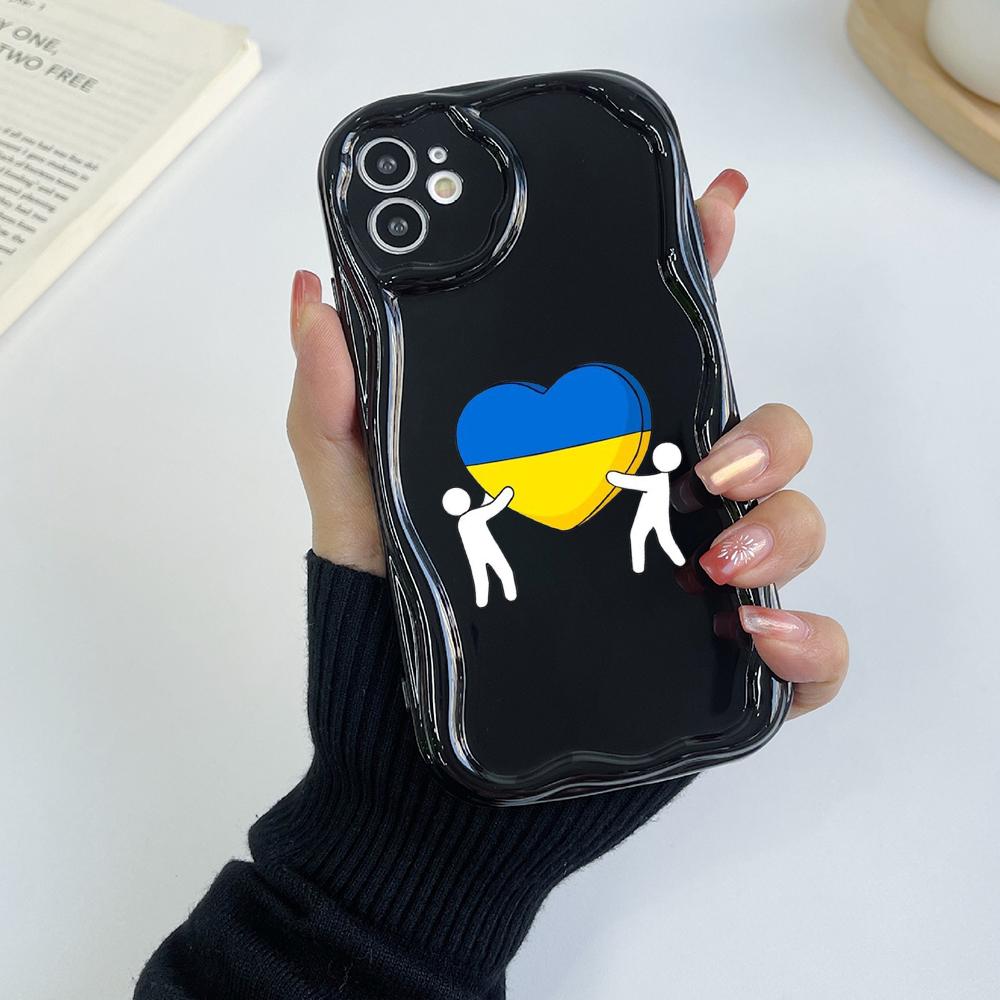 Мягкие волнистые чехлы для телефонов N74 «Бабочки и любовь» для Samsung A54 A34 A13 A14 S23 S24 Ultra Xiaomi Redmi Note 13 Realme Infinix, защитный бампер