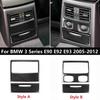 Car Sticker For BMW 3 Series E90 E92 E93 2005-2012 Carbon Fiber Rear Air Condition Outlet Panel Frame Cover Trim